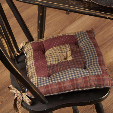 Millsboro Country Chair Pad Log Cabin Patch - The Fox Decor